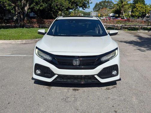 White Orchid Pearl 2018 Honda Civic Sport Touring