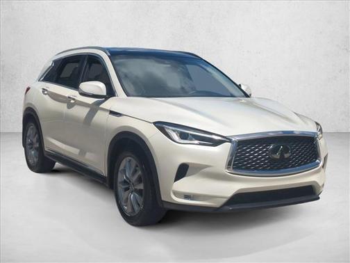 Majestic White 2019 INFINITI QX50 Luxe
