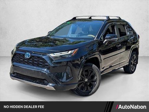 Midnight Black Metallic 2022 Toyota RAV4 Hybrid SE