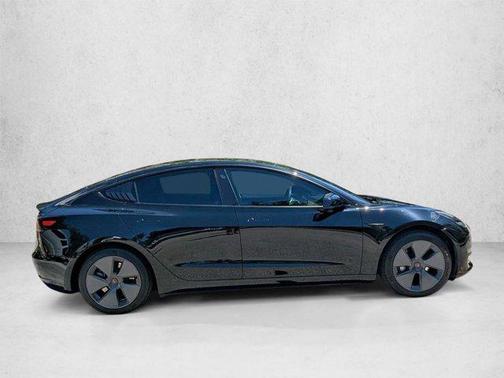 Solid Black 2021 Tesla Model 3 Standard Range Plus