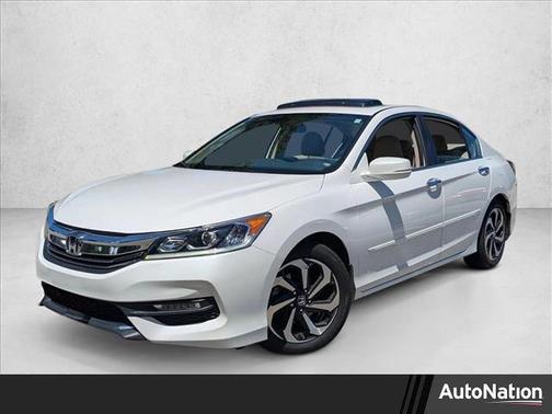 White Orchid Pearl 2017 Honda Accord EX-L w/Navigation & Honda Sensing