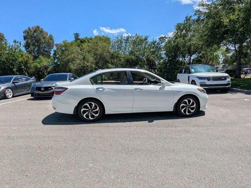 White Orchid Pearl 2017 Honda Accord EX-L w/Navigation & Honda Sensing