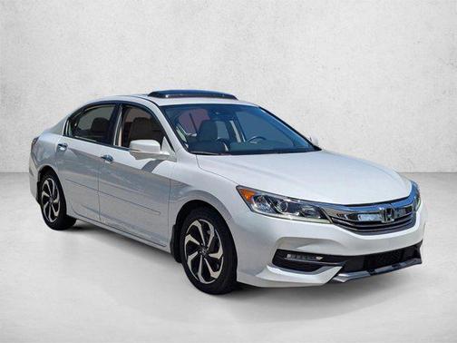 White Orchid Pearl 2017 Honda Accord EX-L w/Navigation & Honda Sensing
