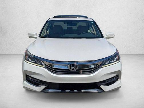 White Orchid Pearl 2017 Honda Accord EX-L w/Navigation & Honda Sensing