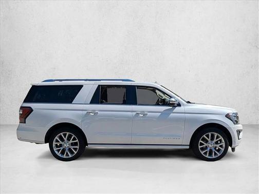 White Platinum Metallic Tri-Coat 2019 Ford Expedition Max Platinum