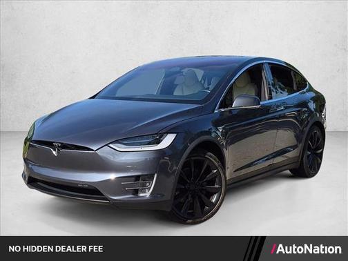 Midnight Silver Metallic 2020 Tesla Model X Long Range Plus Dual Motor All-Wheel Drive