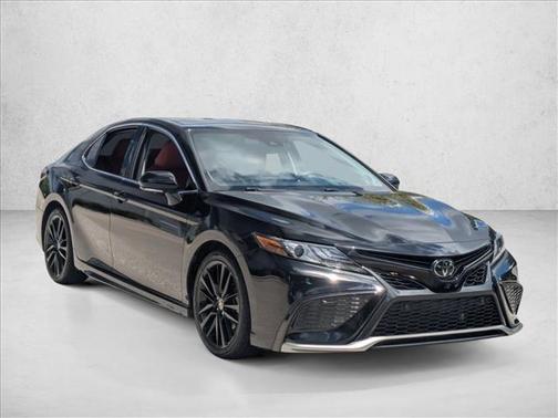 Midnight Black Metallic 2023 Toyota Camry XSE