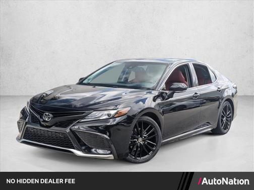 Midnight Black Metallic 2023 Toyota Camry XSE