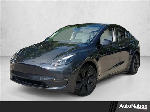 Stealth Grey 2025 Tesla Model Y Long Range Dual Motor All-Wheel Drive