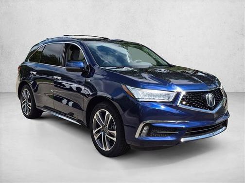 Blue 2018 Acura MDX Sport Hybrid w/Advance Package