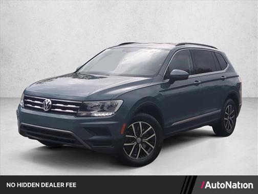 Stone Blue Metallic 2021 Volkswagen Tiguan 2.0T SE