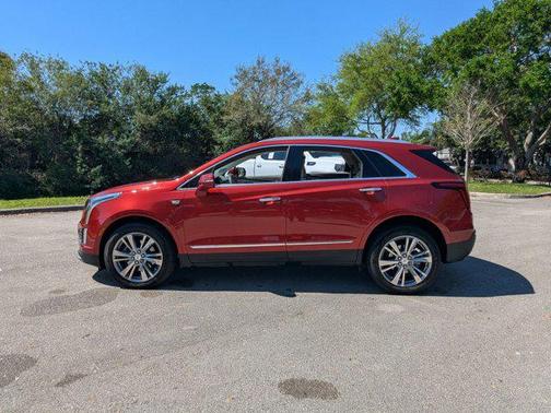 Radiant Red Tintcoat 2024 Cadillac XT5 Premium Luxury