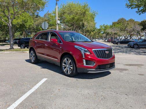 Radiant Red Tintcoat 2024 Cadillac XT5 Premium Luxury