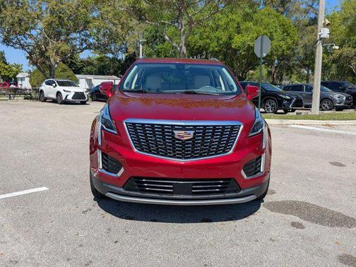 Radiant Red Tintcoat 2024 Cadillac XT5 Premium Luxury