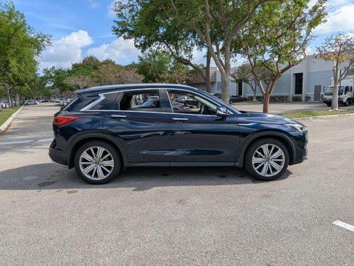 Hermosa Blue 2021 INFINITI QX50 SENSORY
