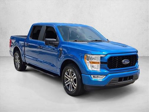 Velocity Blue Metallic 2021 Ford F-150 XL