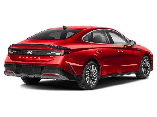 Ultimate red 2025 Hyundai SONATA Hybrid SE