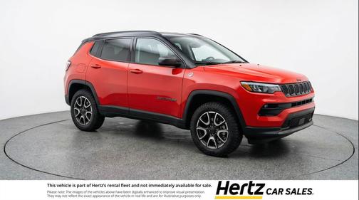 Red Hot Pearlcoat 2025 Jeep Compass Trailhawk