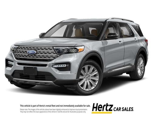 Iconic Silver Metallic 2024 Ford Explorer Limited