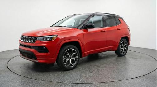 Red Hot Pearlcoat 2025 Jeep Compass Limited