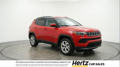 Red Hot Pearlcoat 2025 Jeep Compass Latitude