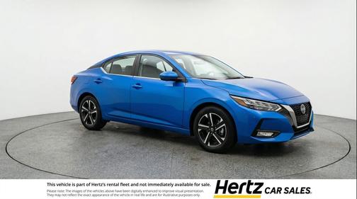 Electric Blue Metallic 2025 Nissan Sentra SV