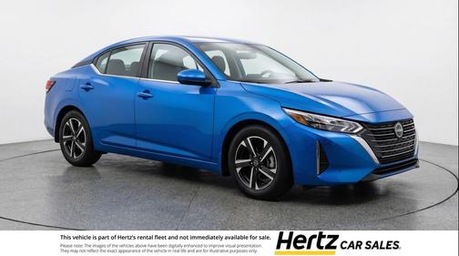Electric Blue Metallic 2025 Nissan Sentra SV