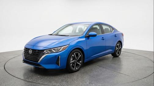 Electric Blue Metallic 2025 Nissan Sentra SV