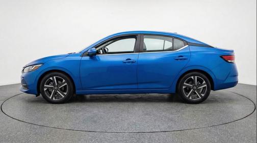Electric Blue Metallic 2025 Nissan Sentra SV