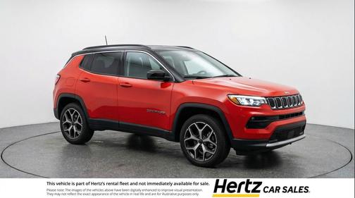 Red Hot Pearlcoat 2025 Jeep Compass Limited