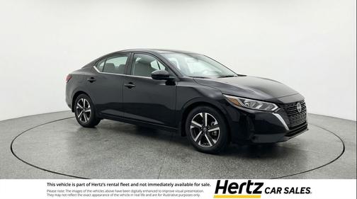 Super Black 2025 Nissan Sentra SV