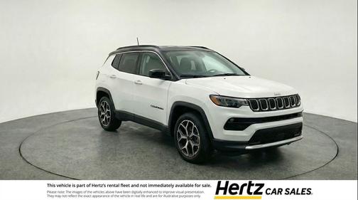 Bright White Clearcoat 2025 Jeep Compass Limited