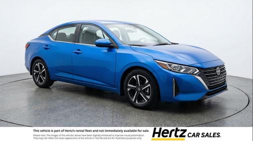 Electric Blue Metallic 2025 Nissan Sentra SV