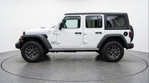 Bright White Clearcoat 2025 Jeep Wrangler Sport S