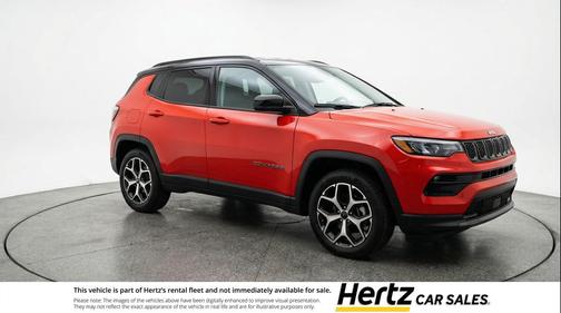 Red Hot Pearlcoat 2025 Jeep Compass Limited