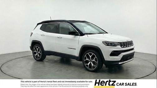 Bright White Clearcoat 2025 Jeep Compass Limited