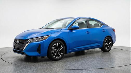 Electric Blue Metallic 2025 Nissan Sentra SV