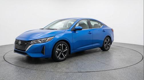 Electric Blue Metallic 2025 Nissan Sentra SV