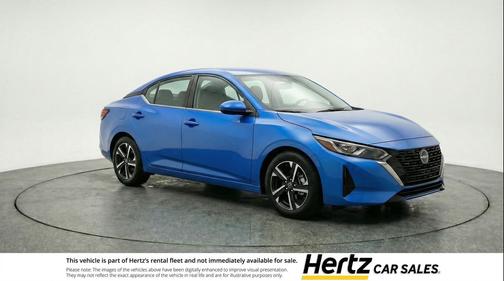 Electric Blue Metallic 2025 Nissan Sentra SV