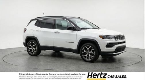 Bright White Clearcoat 2025 Jeep Compass Limited