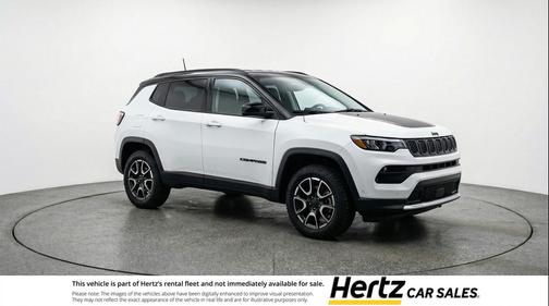 Bright White Clearcoat 2025 Jeep Compass Trailhawk