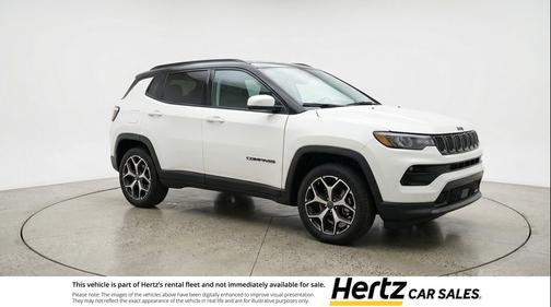 Bright White Clearcoat 2025 Jeep Compass Limited