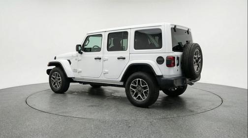 Bright White Clearcoat 2025 Jeep Wrangler 4-Door Sahara 4x4
