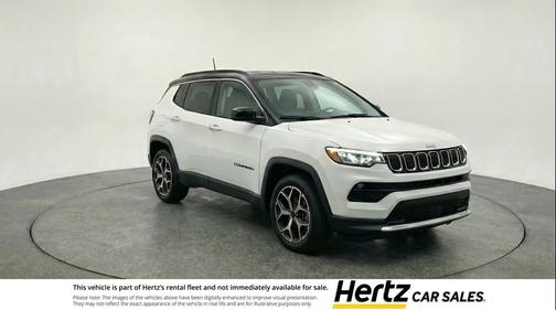 Bright White Clearcoat 2025 Jeep Compass Limited