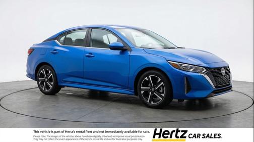 Electric Blue Metallic 2025 Nissan Sentra SV