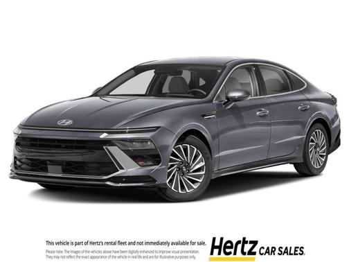 Portofino Gray 2025 Hyundai SONATA Hybrid SE