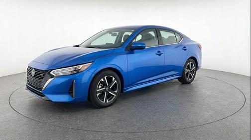 Electric Blue Metallic 2025 Nissan Sentra SV