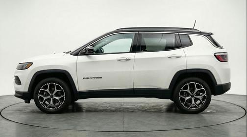 Bright White Clearcoat 2025 Jeep Compass Limited
