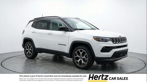 Bright White Clearcoat 2025 Jeep Compass Limited