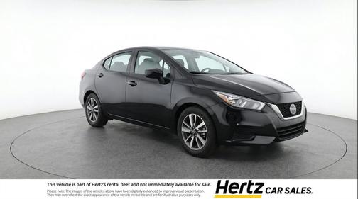 Super Black 2025 Nissan Versa 1.6 SV